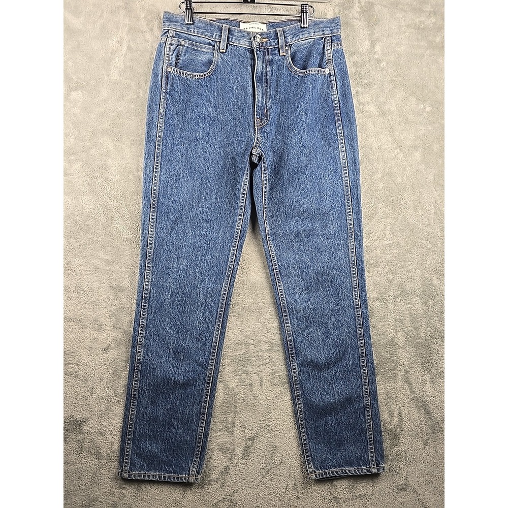 SLVRLAKE Blue Straight Leg Jeans
